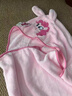 小馬寶莉兒童浴巾女孩連帽斗篷可穿式可愛(ài)卡通吸水保暖寶寶洗澡游泳浴袍 粉色斗篷浴巾【2-8歲】 曬單實(shí)拍圖