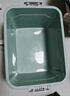 禧天龍塑料收納箱衣物零食玩具整理箱加厚車(chē)載儲物箱 55L薄霧藍 1個(gè)裝 曬單實(shí)拍圖