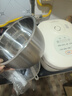 蘇泊爾（SUPOR）電飯煲電飯鍋多功能3升0涂層不銹鋼厚釜內膽無(wú)涂層1-2-3-4人家用智能預約小型迷你煮粥微壓煮飯鍋 上蒸下煮 3L 曬單實(shí)拍圖