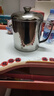 帝美思 304不銹鋼水杯泡茶杯兒童幼兒園口杯帶手柄漱口杯喝水牛奶杯辦公室隨手杯 13cm（帶蓋） 曬單實(shí)拍圖