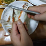 I'VE 德國 304不銹鋼吃蟹工具套裝蟹八件組合 剝大閘蟹夾子吃蟹鉗神器 【蟹鉗+蟹針】?jì)杉?曬單實(shí)拍圖