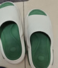 潔麗雅（Grace）厚底涼拖鞋女夏季外穿家居浴室洗澡休閑軟底拖鞋男 白綠  40-41 曬單實(shí)拍圖