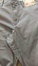 無(wú)印良品（MUJI）男式 彈力絲光斜紋 修身褲 長(cháng)褲子 春季款休閑褲男士 灰色 79 175/78A 曬單實(shí)拍圖