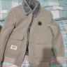 皮爾卡丹（pierre cardin）秋冬季新款加絨加厚夾克男翻領(lǐng)高級感帥氣毛呢子上衣冬裝短款外套 米色 L【適合105-120斤】 曬單實(shí)拍圖