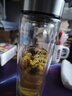 希諾雙層玻璃杯男士高檔泡茶杯子七夕情人節(jié)教師節(jié)禮物XN-9607 410mL 曬單實(shí)拍圖