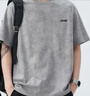 吉普（JEEP）短袖T恤男士夏季純棉潮流休閑寬松涼感上衣服男裝 灰色 XL 曬單實(shí)拍圖