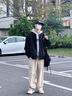 回力外套男春秋季戶(hù)外沖鋒衣休閑夾克男美式飛行衣服男裝黑色XL 曬單實(shí)拍圖