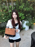 CinvaiKrose小香風(fēng)托特包包女款2025年大容量單肩斜挎包女包水桶包教師節(jié)禮物 卡其色【送女友老婆女生禮物走心實(shí)用】 曬單實(shí)拍圖