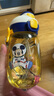 迪士尼兒童水杯帶吸管夏季雙飲塑料壺幼兒園男女小學(xué)生便攜直飲喝水杯子 曬單實(shí)拍圖