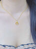 中國黃金（CHINA GOLD）蘋(píng)安喜樂(lè )蘋(píng)果黃金項鏈女足金吊墜生日禮物送女朋友老婆 臻選禮盒包裝【無(wú)產(chǎn)品勿單拍】 曬單實(shí)拍圖