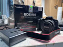 佳能（Canon）EOS R50 小型便捷微單數碼相機 4K Vlog高清視頻家用旅游美顏照相機 18-45mm套機 黑 旅行暢玩套裝 曬單實(shí)拍圖
