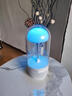 柒十柒藍牙音箱 2025新款無(wú)線(xiàn)水母燈藍牙音箱家用氛圍燈小型低音炮大音量家用音響高顏值臺燈創(chuàng  )意擺件 白色丨七彩燈光丨隨光搖動(dòng) 曬單實(shí)拍圖