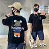 巴拉巴拉男童夏季短袖上衣韓版兒童寬松純色T恤男孩潮酷極簡(jiǎn)寬松體恤衫潮 黑色0310 140 cm 曬單實(shí)拍圖
