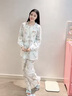 婧麒月子服純棉產(chǎn)后十月份春秋季孕婦睡衣哺乳喂奶懷孕期家居服女 【四季180g】莓莓鴨游·純凈天山棉·柔滑舒爽 L 曬單實(shí)拍圖