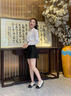 追行方工作服T恤定制長(cháng)袖POLO衫定做秋冬工衣翻領(lǐng)廣告文化衫刺繡印LOGO 【提升企業(yè)形象】藏青 S 曬單實(shí)拍圖