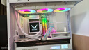 瓦爾基里（VALKYRIE）VK03 WHITE 白色 ATX 游戲電腦臺(tái)式機(jī)箱 支持360水冷 6.2吋觸摸屏 270°海景房 曬單實(shí)拍圖
