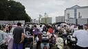 樂(lè )優(yōu)佰易 騎行雨衣雨披單人男女成人電瓶電動(dòng)自行車(chē)防暴雨 天藍色 曬單實(shí)拍圖