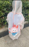牧萌兒童雨衣男童女童防水全身雨披幼兒園小學(xué)生雨具 粉色草莓兔 S 曬單實(shí)拍圖