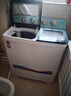 海棠純銅電機(jī)大容量半自動(dòng)洗衣機(jī)家用雙桶雙缸洗四件套窗簾毛巾毛毯商用賓館酒店老式不銹鋼以舊換新 【鋼波輪】15KG雙鋼桶 純銅電機(jī) 一鍵拆洗 曬單實(shí)拍圖