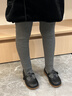 優(yōu)棵樹(shù)打底褲女秋冬季加絨加厚兒童中大童女孩小學(xué)生外穿連褲襪保暖褲深灰色連腳-秋季加絨【宜10-25℃】 兒童款 1條L 【6-9歲，建議110-125cm，20-30kg】 曬單實(shí)拍圖