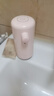 米家自動(dòng)洗手機套裝萌趣版  蜜桃粉充電泡沫抑菌皂液器自動(dòng)洗手液機七夕情人節禮物 曬單實(shí)拍圖