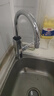 奧克斯（AUX）電熱水龍頭熱水器加熱水龍頭快速熱水變頻恒溫廚房下進(jìn)水 【大屏數顯】電鍍銀+漏保插頭+萬(wàn)向噴頭 曬單實(shí)拍圖