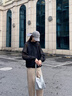 旅途原品ltyp 清透輕薄空調防曬短外套 黑色休閑短款防曬衣女薄款 經(jīng)典黑 S 曬單實(shí)拍圖