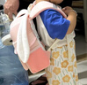 GERM兒童書(shū)包幼兒園超輕背包防丟失小書(shū)包出游女童男孩小背包 泡泡兔 曬單實(shí)拍圖