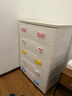 愛(ài)麗思收納柜抽屜式簡(jiǎn)易衣柜五斗柜儲物柜玩具收納KITTY可愛(ài)5層置物柜 曬單實(shí)拍圖