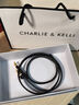 CHARLIE&KELLI CK品牌輕奢真皮針扣皮帶時(shí)尚百搭裝飾連衣裙牛仔褲腰帶七夕禮物 黑色【京倉配送】 100cm 【配精美禮盒】 曬單實(shí)拍圖