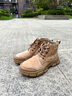 JEEP馬丁靴女2025秋冬季新款工裝靴復古女靴戶(hù)外登山靴英倫高幫短靴 沙色 37 曬單實(shí)拍圖