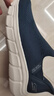斯凱奇（Skechers）閃穿鞋男鞋秋季休閑健步鞋一腳蹬運動(dòng)鞋百搭軟底布鞋118306 曬單實(shí)拍圖