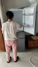 華凌美的出品國家補貼家用家電冰箱二級能效節能低霜三門(mén)三開(kāi)門(mén)小型租房冷凍小冰箱HR-229T 曬單實(shí)拍圖