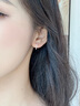 APM Monaco銀白色十字架不對(duì)稱(chēng)圈形耳環(huán)女2025年新款女士耳飾生日禮物 曬單實(shí)拍圖