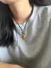 周生生 黃金吊墜 足金長(cháng)命金鎖 如意順遂祝福新生禮不含項鏈 91005P計價(jià) 5.82克(含工費200元) 曬單實(shí)拍圖