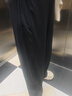 蕉下（beneunder）防曬褲闊腿褲女夏季寬松直筒顯瘦休閑褲子女士 【新款】漫暮黑 M 曬單實(shí)拍圖