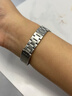 卡西歐（CASIO）手表女小方塊ins網(wǎng)紅復(fù)古學(xué)生考試時(shí)尚百搭簡(jiǎn)約指針石英女表禮物 LTP-V007D-4E 粉盤鋼帶 曬單實(shí)拍圖