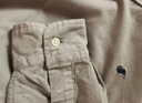 Polo Ralph Lauren 拉夫勞倫【七夕禮物】男裝 經(jīng)典款棉成衣染色襯衫RL15953 020-灰色 L 曬單實(shí)拍圖