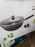 雙立人（ZWILLING）鐵炒鍋無(wú)涂層炒菜電磁爐通用Silver Iron銀光鐵炒鍋大口徑32cm 曬單實(shí)拍圖