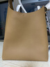 湯麗柏琦（Tory Burch）新品女士ROMY系列牛皮革托特包手提單肩包HOBO包購物袋女包170964 227 提拉米蘇色 曬單實(shí)拍圖