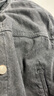 GAP女裝春季款廓形大口袋牛仔服外套常規工裝風(fēng)夾克727225 水洗黑 XL (175/92A)亞洲尺碼 曬單實(shí)拍圖