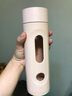 炊大皇玻璃杯雙層隔熱茶水分離男女士便攜玻璃水杯 粉色420ml 曬單實拍圖