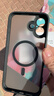 ALittleFlower適用蘋果16plus手機殼 iphone16plus保護套超薄磁吸全包半透氣囊防摔magsafe充電鏡頭 黑色 曬單實拍圖