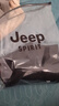JEEP SPIRIT吉普休閑褲男純棉寬松直筒秋冬季工裝褲男大碼中老年爸爸裝褲子 NHHS-8815軍綠+黑色 L 【建議130-150斤】 曬單實(shí)拍圖