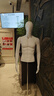 模特男道具人體全身假人塑料人臺男裝店服裝櫥窗拍攝衣服展示架子 色半身蛋頭 官方標配 曬單實(shí)拍圖