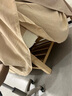 深辰實(shí)木美容床美容院專(zhuān)用按摩床理療床中醫推拿艾灸spa采耳床帶胸洞 實(shí)木金米色絨布185*70 6cm床腿 曬單實(shí)拍圖