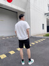 男鞋秋季新款透氣小白鞋子男學(xué)生潮流百搭厚底運動(dòng)鞋休閑板鞋潮鞋 9906白黑 41 曬單實(shí)拍圖