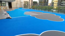 戶外幼兒園epdm彩色橡膠塑膠顆粒地面兒童樂園地膠地墊材料施工 5mm EPDM樣品 曬單實拍圖