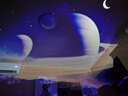萬火銀河星空投影燈滿天星臥室睡眠浪漫投影儀氛圍燈兒童星空頂小夜燈 曬單實(shí)拍圖