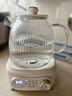 九陽(yáng)（Joyoung）凈萃全玻璃0膠水養生壺  辦公室多功能煮茶器花茶壺 燒水壺恒溫電熱水壺 24h預約保溫 1L WY107 曬單實(shí)拍圖
